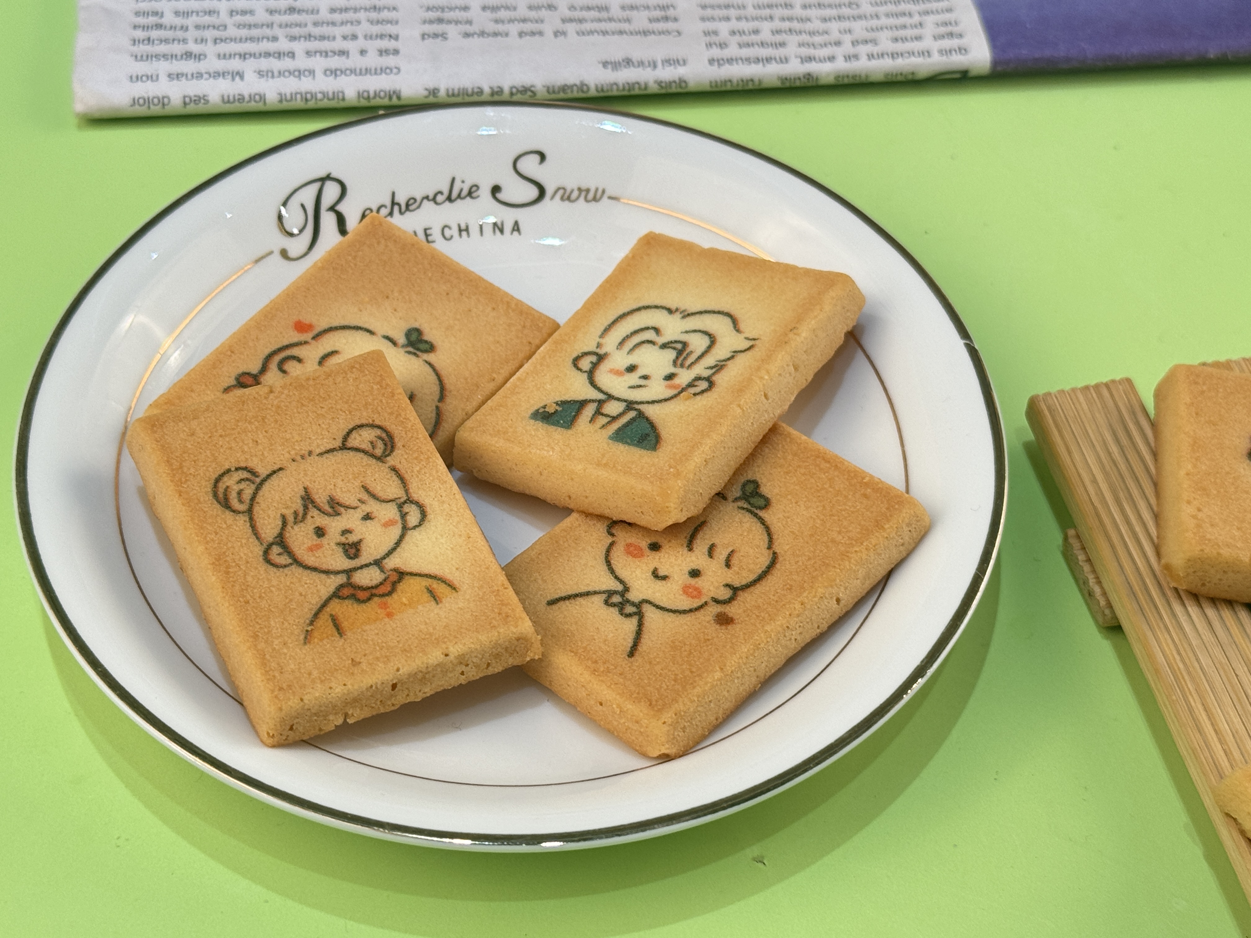 ¿Quieres galletas con lindos patrones de dibujos animados?