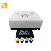 Porta digital y impresora de café 3D HY3423 con 4 tazas 