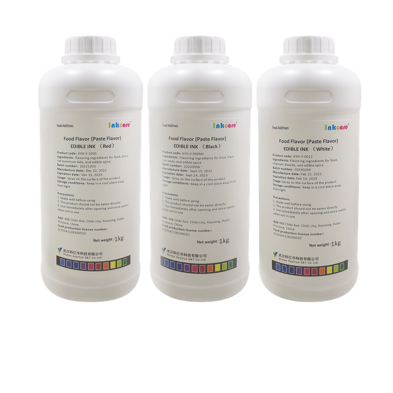 Tinta de impresión de almohadilla comestible segura para la impresión de alimentos y medicina (InkCare®)