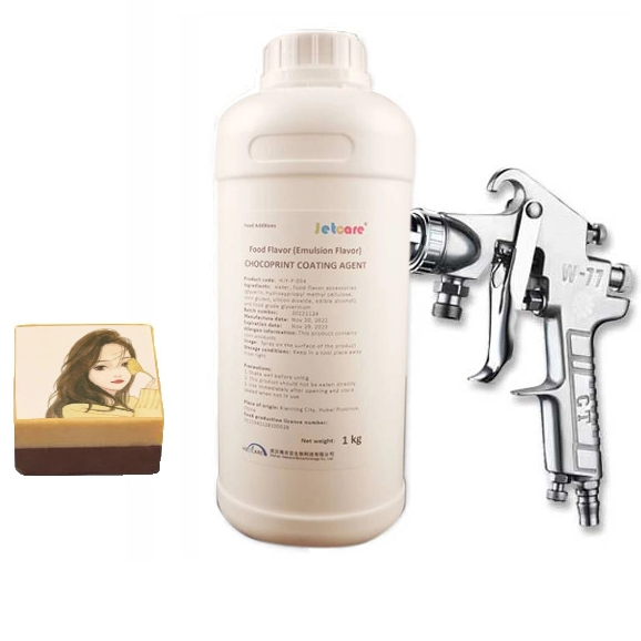 Agente de recubrimiento de Chocoprint viene con aerógrafo