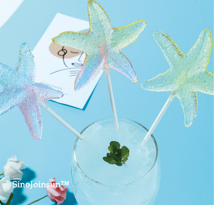 Starfish azúcar Lollipop 3D