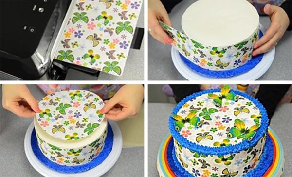 papel comestible, hoja de hielo para decoración de pasteles, de la marca Sinojoinsun