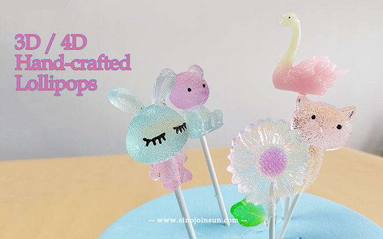 Lollipops Hand-Hand-Hand-3D, Lollipops 4D Hand-Hecha