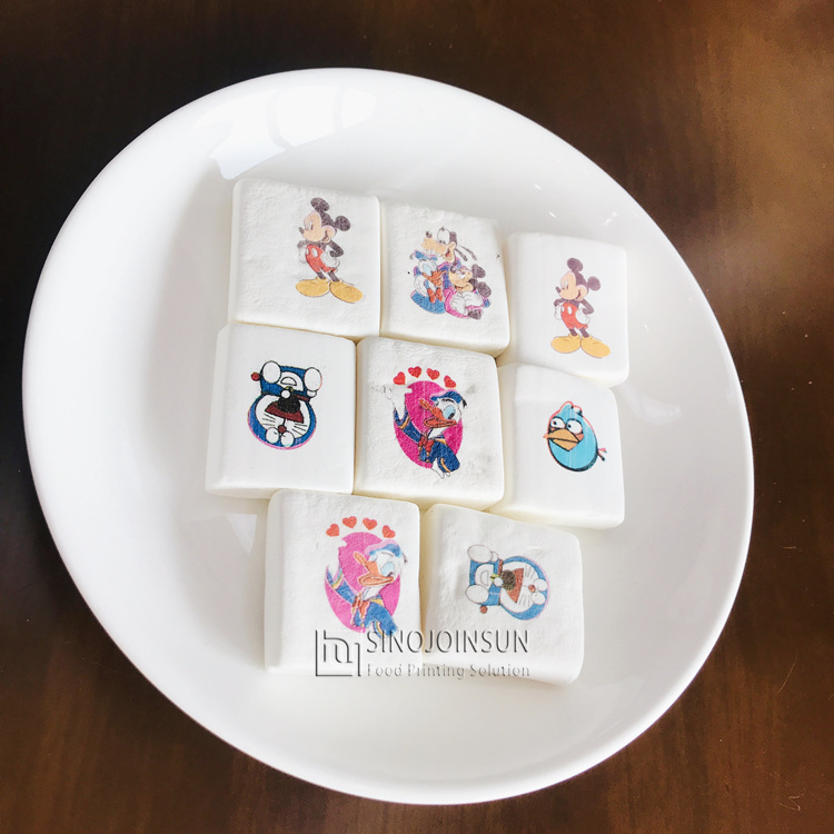 Marshmallow comestible de impresión de tinta - Sinojoinsun