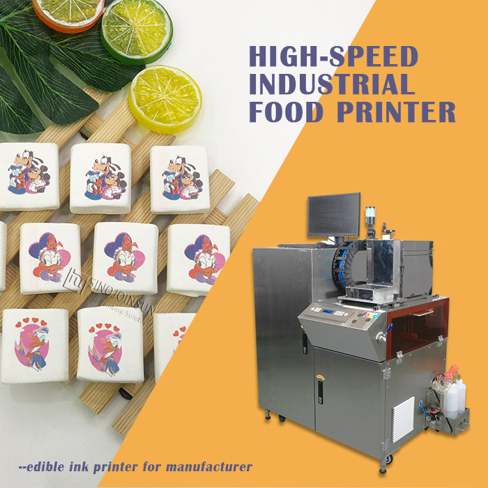 Impresora de alimentos industriales de alta velocidad