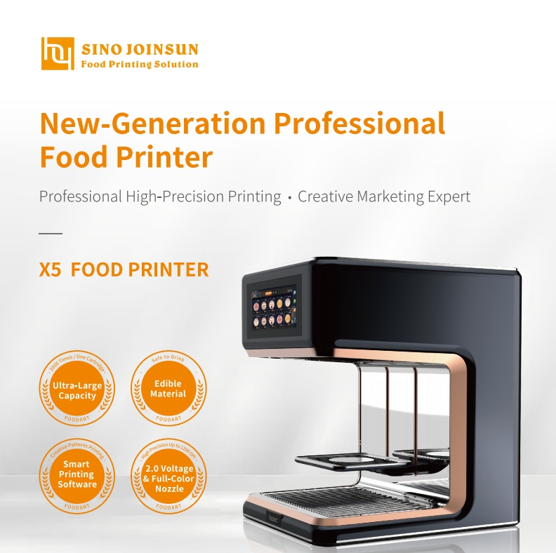 ¿Qué puede hacer la impresora de alimentos X5?