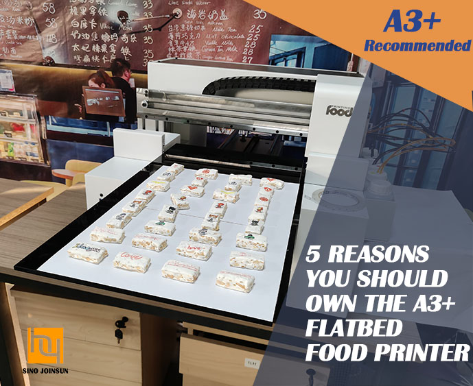 5 Ventajas de la impresora de alimentos de escritorio plana A3 Plus