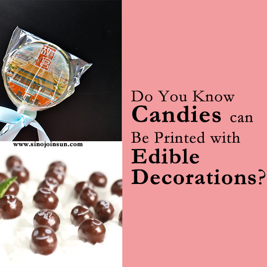 ¿Sabes que los dulces se pueden imprimir decoraciones comestibles?